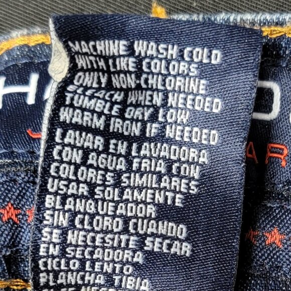 Blue Halston Stretch Jeans New with Tags Size 16 - Picture 6 of 6